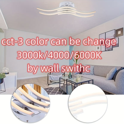 Modern Curved LED Ceiling Light