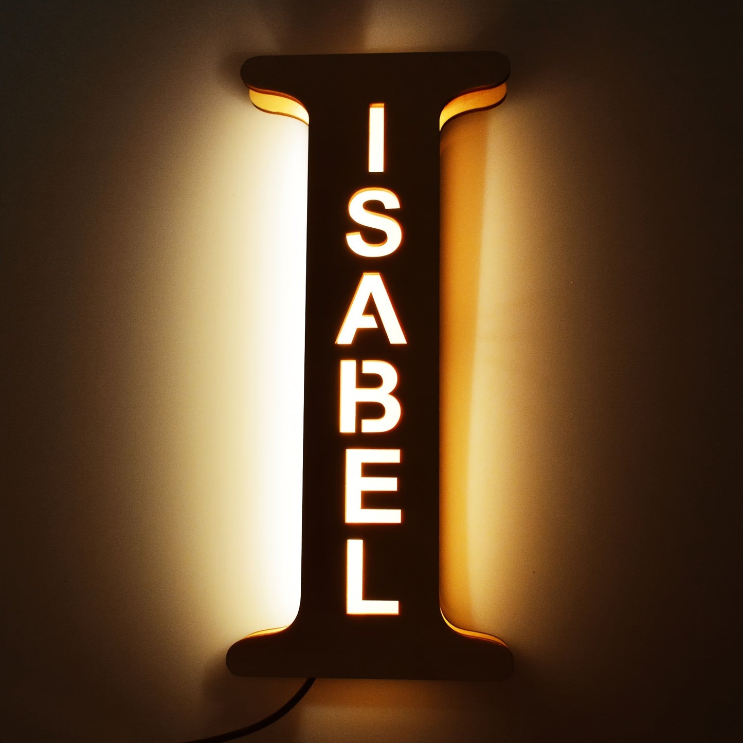 Personalized LED Letter Night Light I