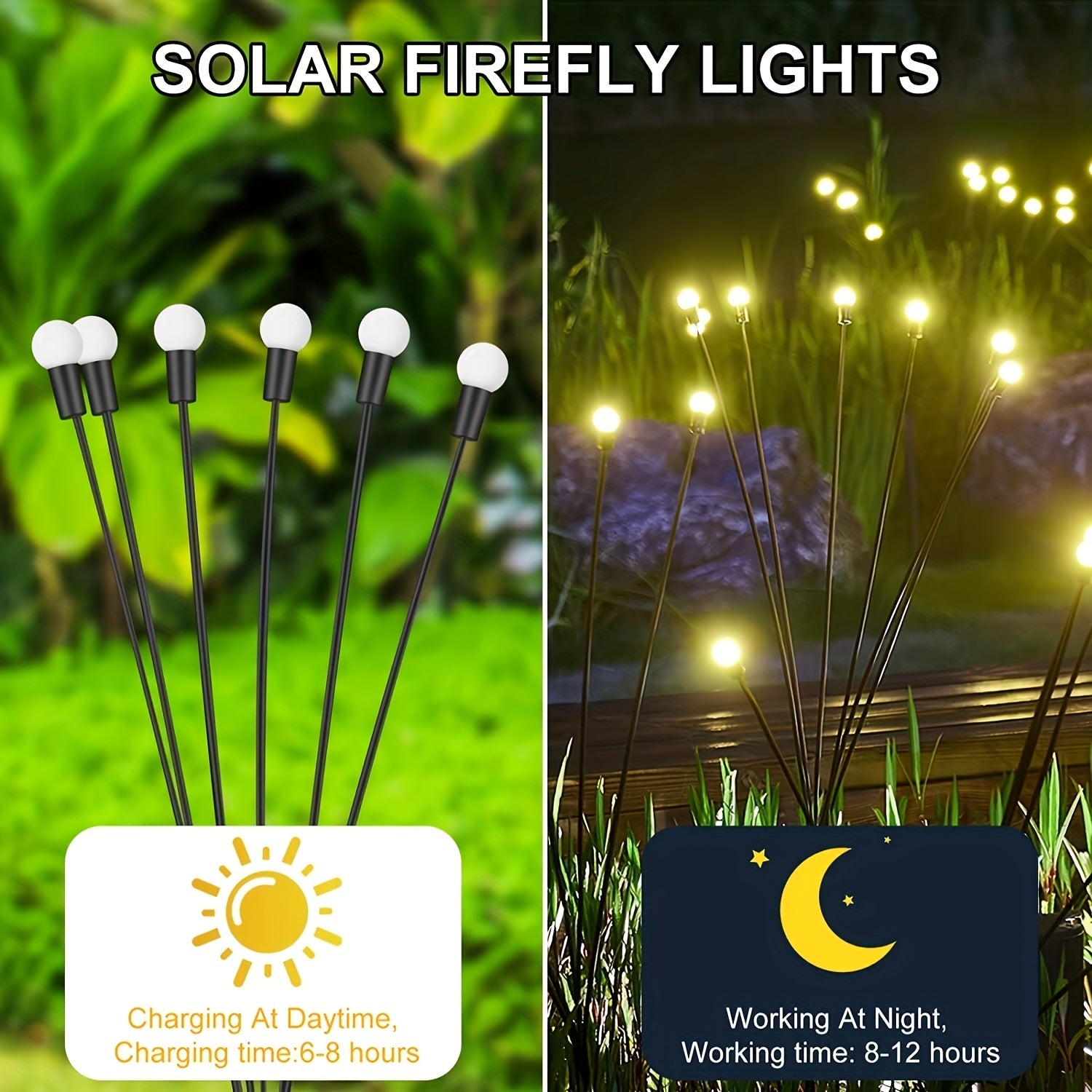 Solar Garden Lamp with 6