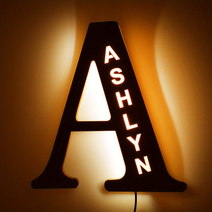 Personalized LED Letter Night Light A