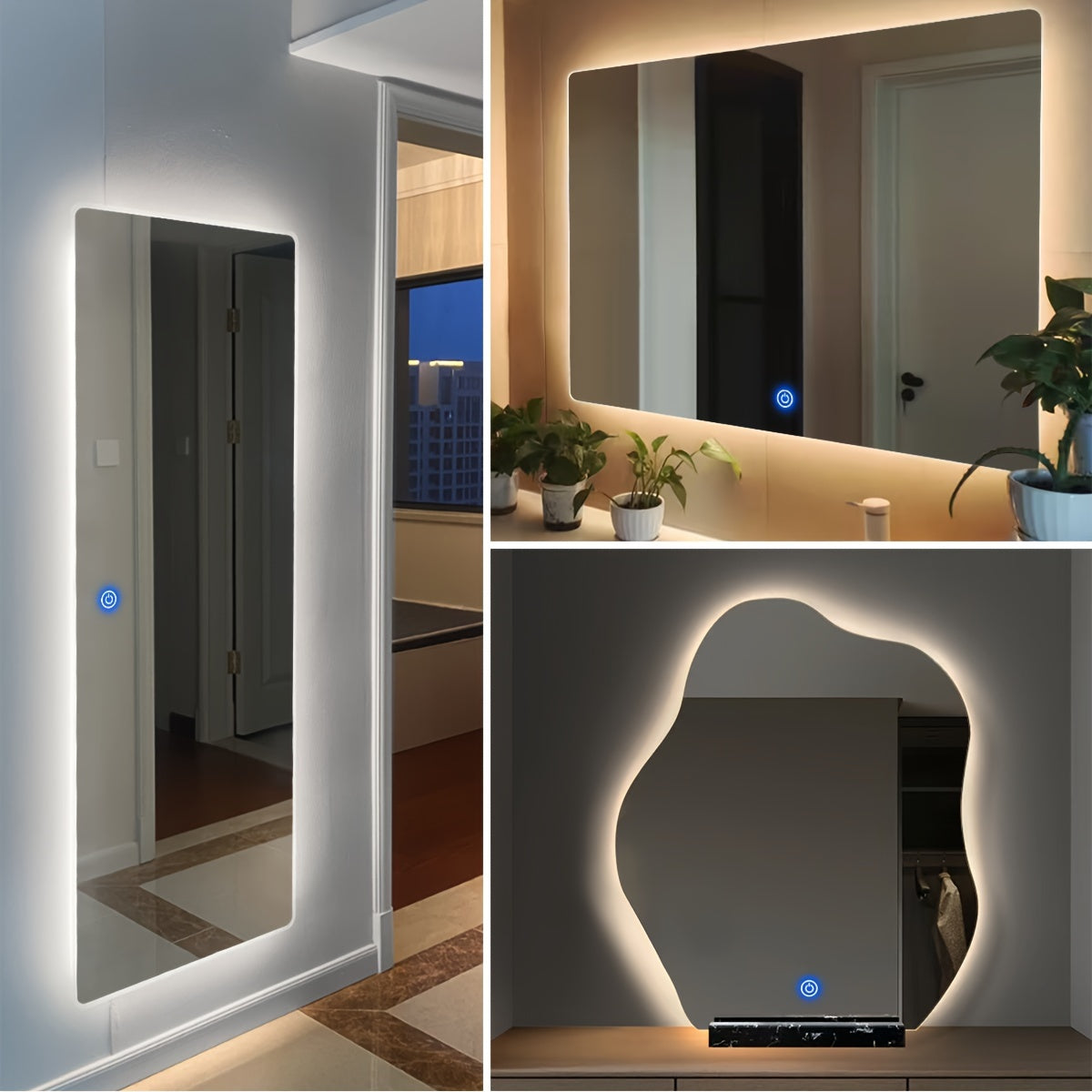 LED Makeup Mirror with Touch