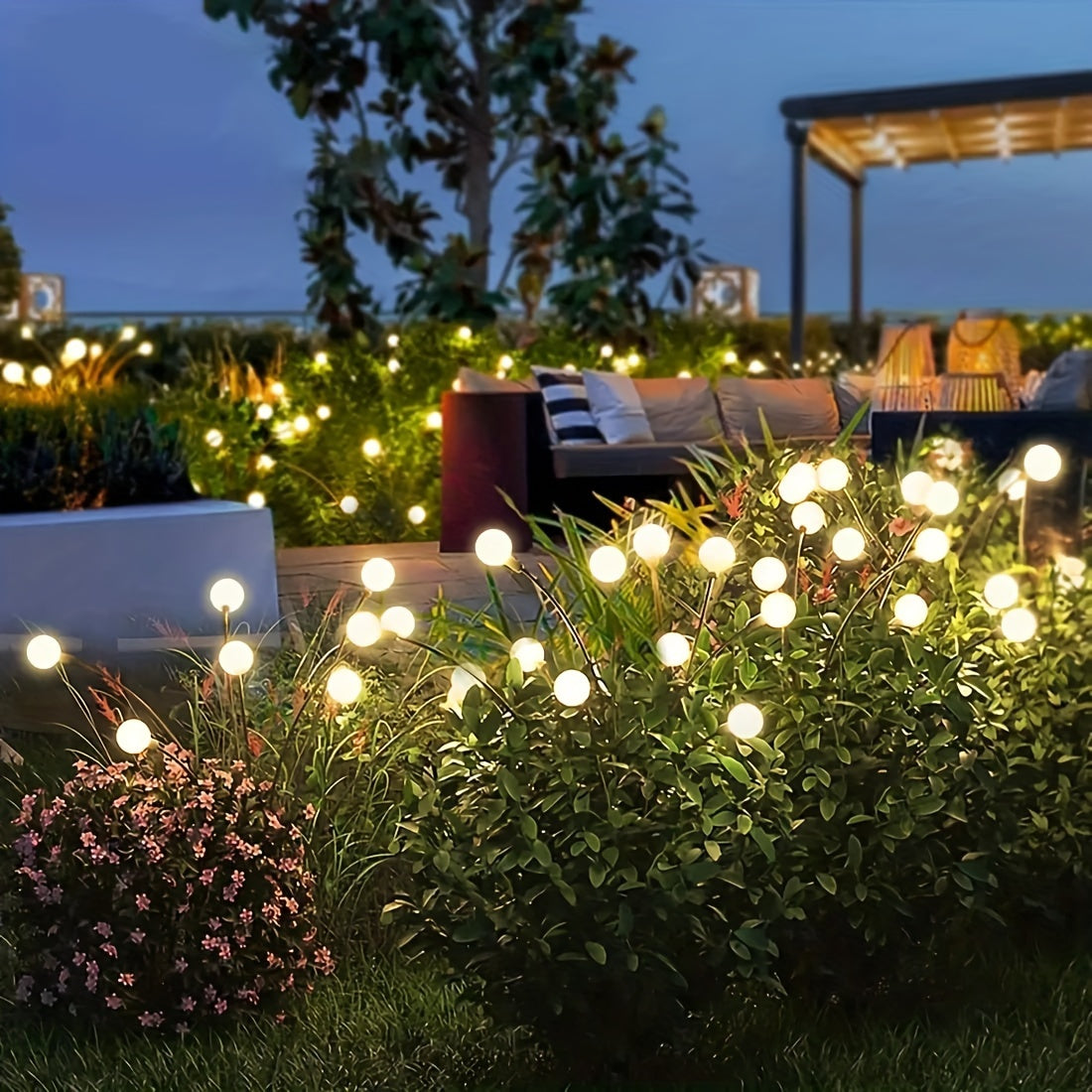 Solar Garden Lamp with 6