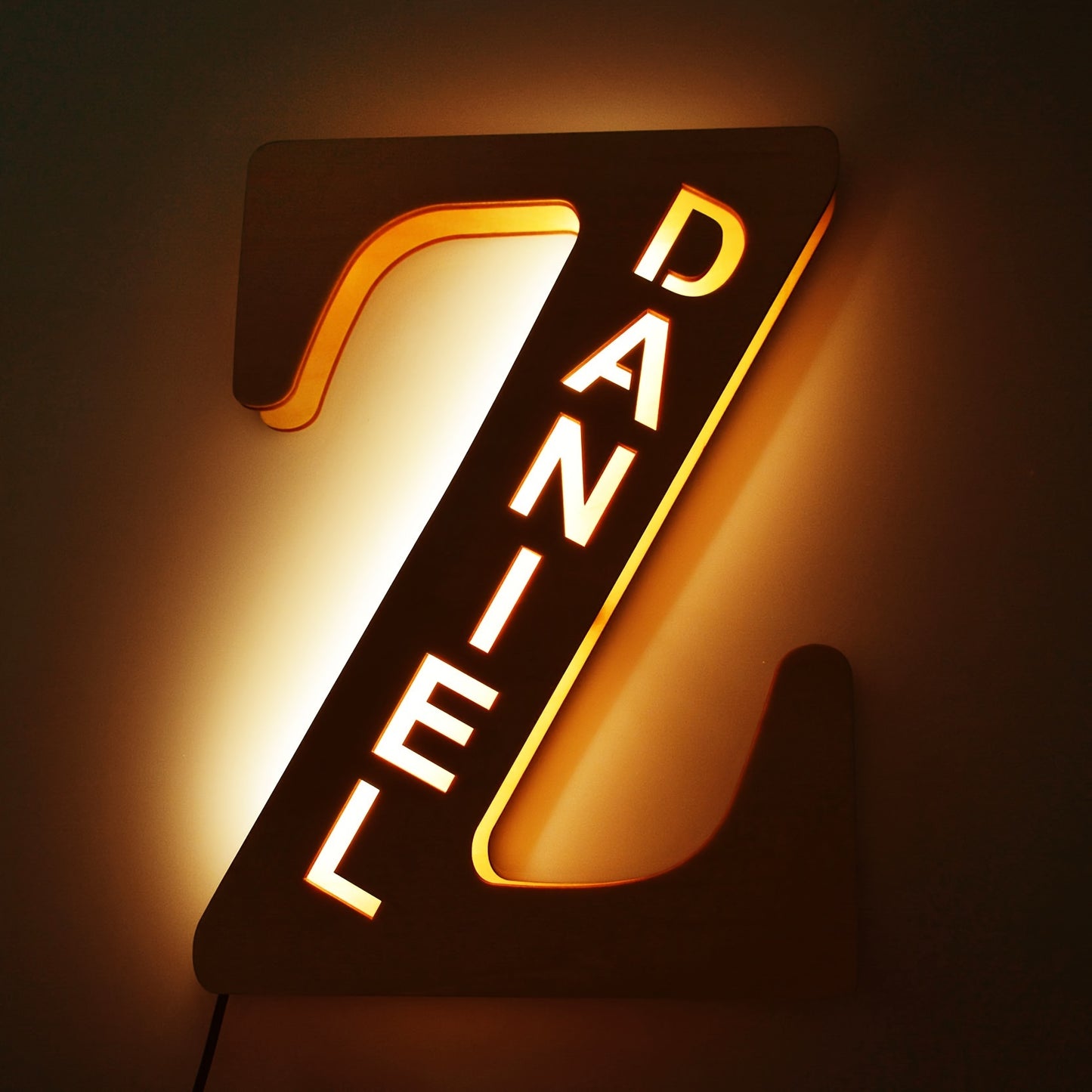 Personalized LED Letter Night Light Z