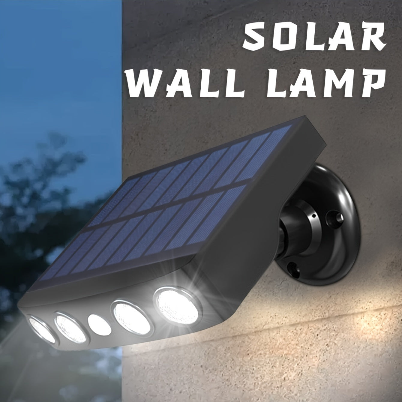 1pc Solar Powered LED Outdoor