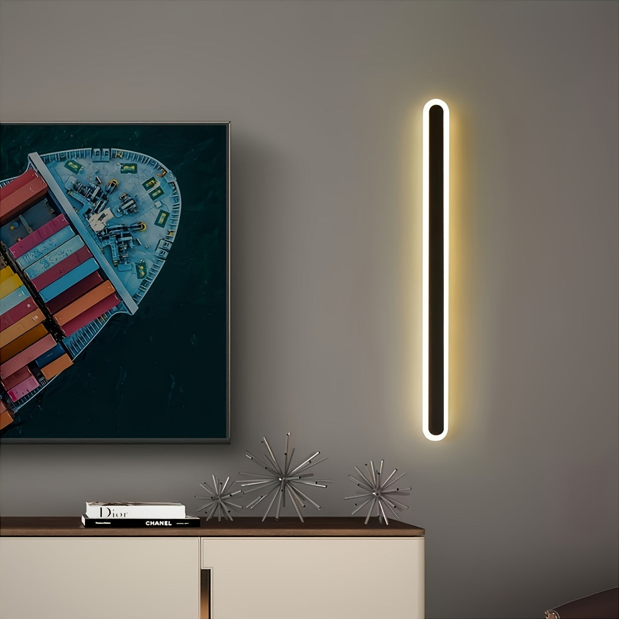 Single Modern Minimalist LED Wall