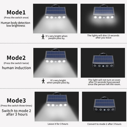 1pc Solar Powered LED Outdoor