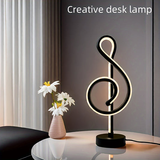 Sleek Black LED Desk Lamp
