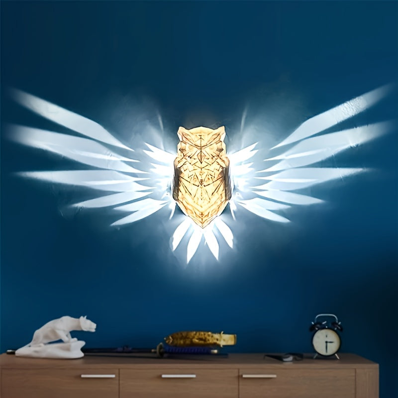 Battery Operated 3D Owl LED