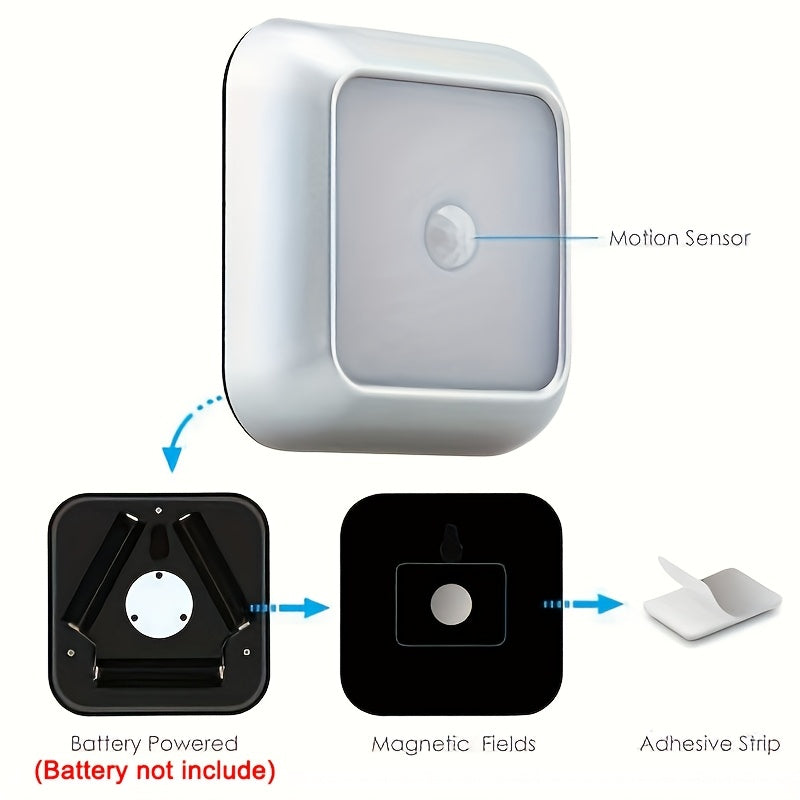 1pc Square 6 LED Motion