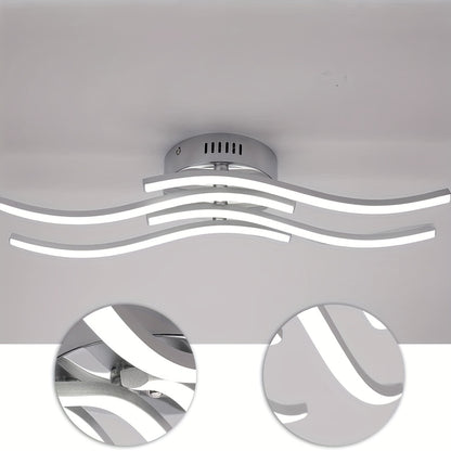 Modern Curved LED Ceiling Light