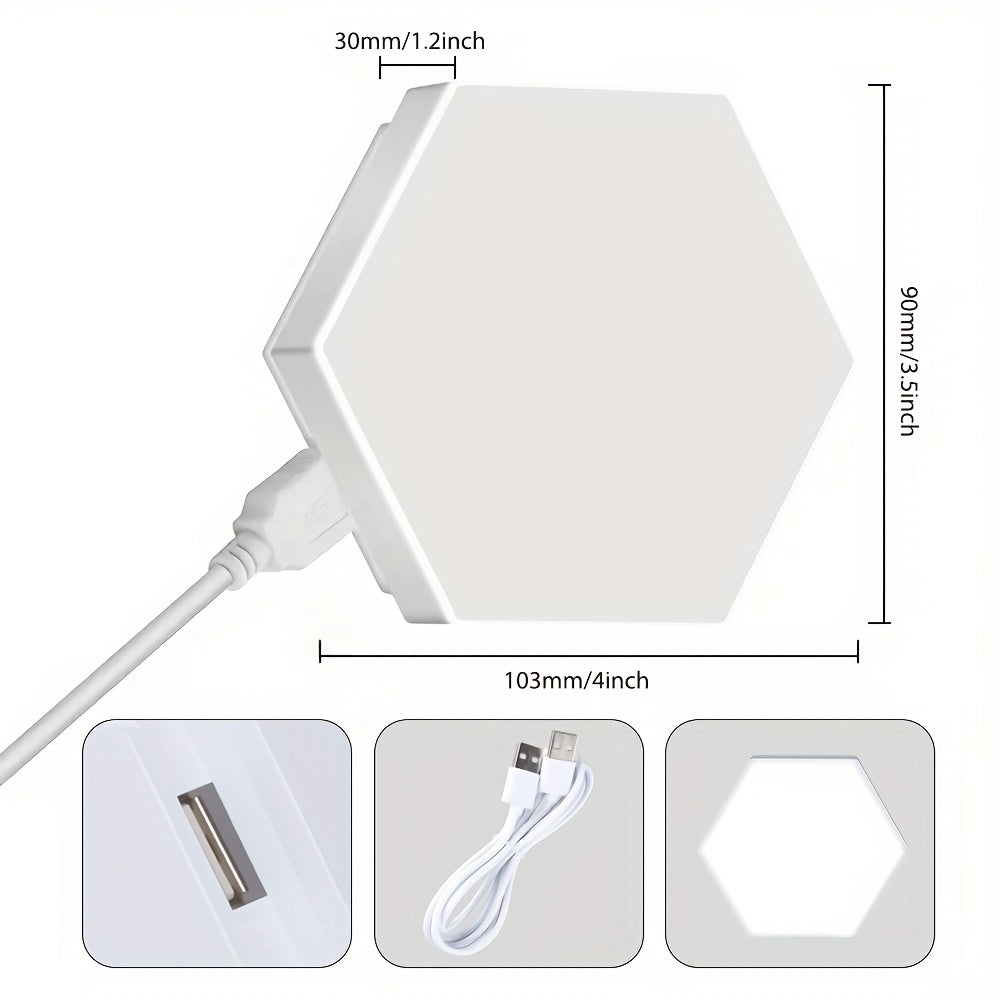 6 Pack Touch Control Hexagonal